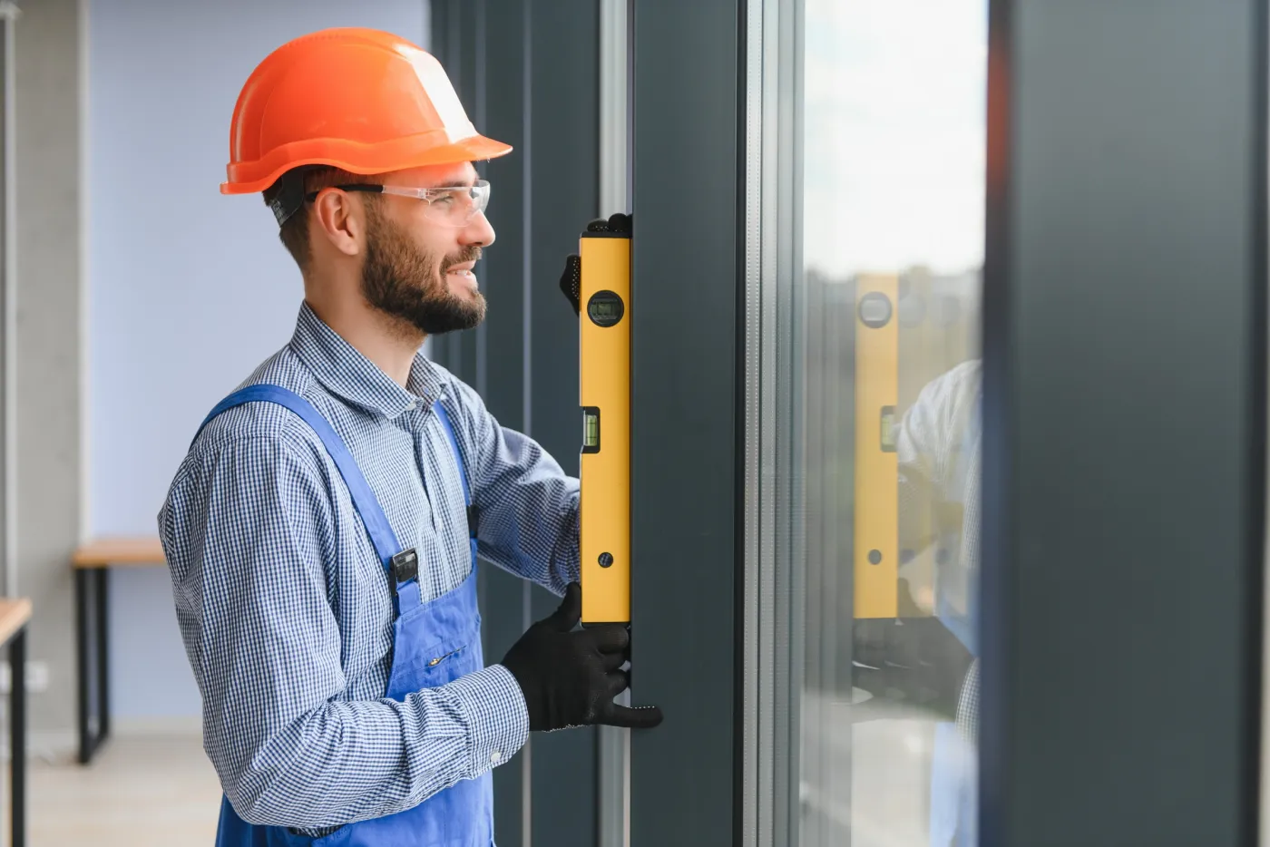 Contrôle de l'alignement d'un bloc-porte de sûreté à Louveciennes 78430